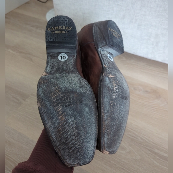 Men’s Iowa Cyclones State Gameday Cowboy Boots, NWT, Size 10D Leather Boots - Picture 10 of 10